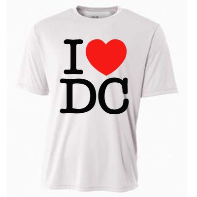 I Heart Love Washington WA DC Classic Font Cooling Performance Crew T-Shirt