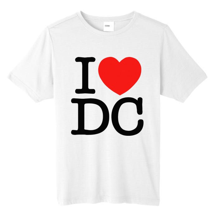 I Heart Love Washington WA DC Classic Font Tall Fusion ChromaSoft Performance T-Shirt