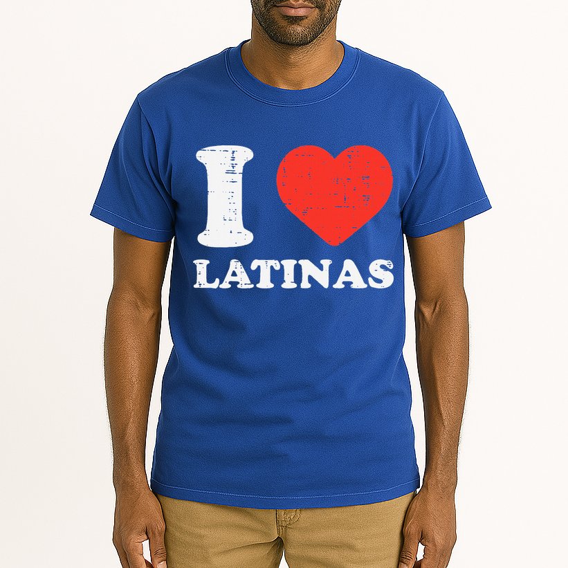 I Heart Latinas Funny Love Latinx Mom Girlfriend Wife Tall T-Shirt