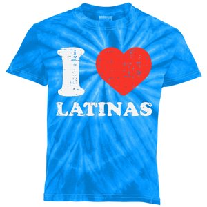 I Heart Latinas Funny Love Latinx Mom Girlfriend Wife Kids Tie-Dye T-Shirt