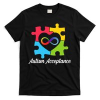 Infinity Heart Love Autism Awareness Acceptance T-Shirt