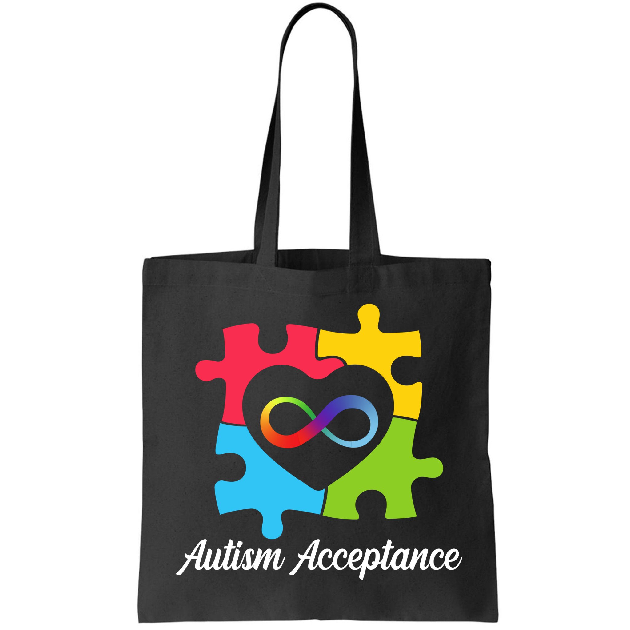 Infinity Heart Love Autism Awareness Acceptance Bag