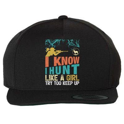 I Hunt Like A Gift Wool Snapback Cap