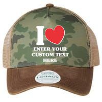I Heart Love Custom Text Personalize Legacy Tie Dye Trucker Hat