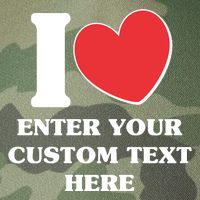 I Heart Love Custom Text Personalize Legacy Tie Dye Trucker Hat
