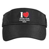 I Heart Love Custom Text Personalize Adult Drive Performance Visor