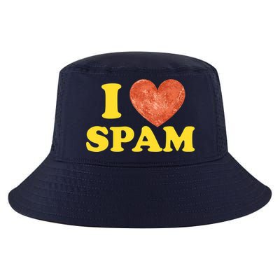 I Heart Love Spam Canned Cooked Pork Food Lover Spam Cool Comfort Performance Bucket Hat