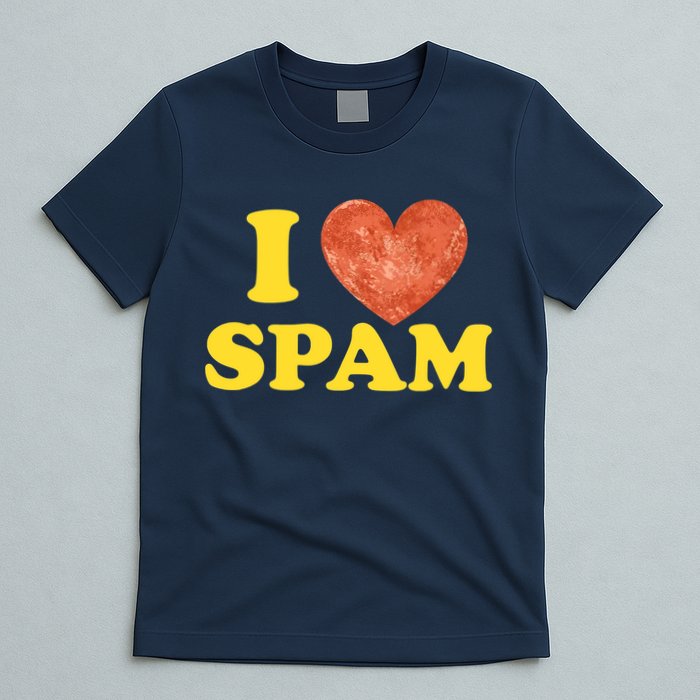 I Heart Love Spam Canned Cooked Pork Food Lover Spam T-Shirt