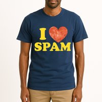 I Heart Love Spam Canned Cooked Pork Food Lover Spam Tall T-Shirt