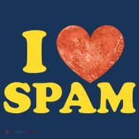 I Heart Love Spam Canned Cooked Pork Food Lover Spam Premium T-Shirt