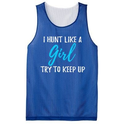 I Hunt Like A Cool Gift Strong Gift Mesh Reversible Basketball Jersey Tank