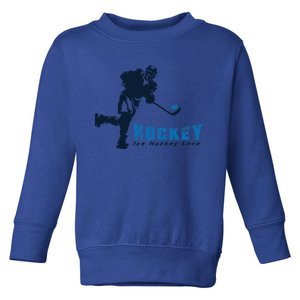 Ice Hockey Love Arena Design Meaningful Gift Toddler Sweatshirt