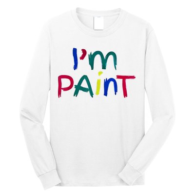 I Heart Love To Finger Paint IM Paint Cute Couple Valentine Long Sleeve Shirt