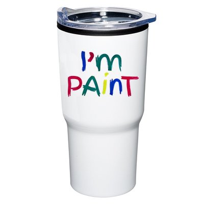 I Heart Love To Finger Paint IM Paint Cute Couple Valentine Tumbler
