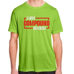 I Heart Love Compound Interest Adult ChromaSoft Performance T-Shirt