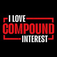 I Heart Love Compound Interest Backpack