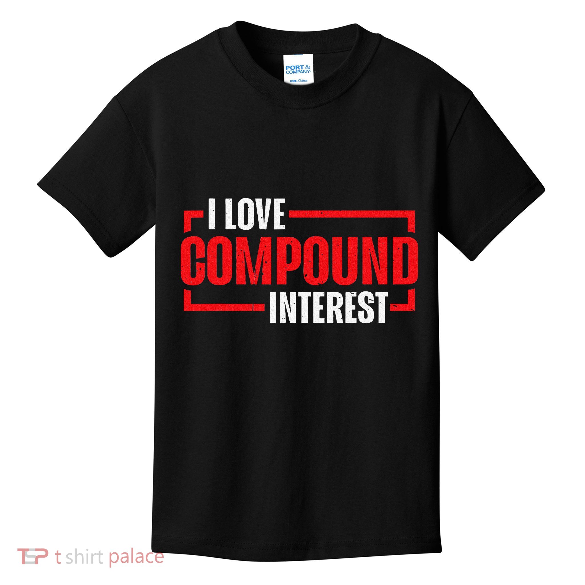 I Heart Love Compound Interest Kids T-Shirt