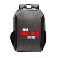 I Heart Love Compound Interest Vector Backpack