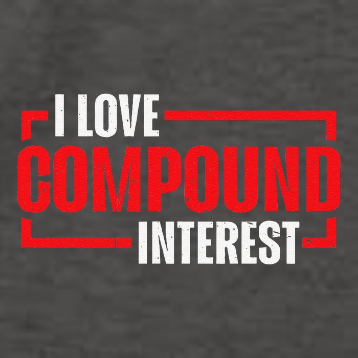 I Heart Love Compound Interest Vector Backpack