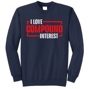 I Heart Love Compound Interest Sweatshirt