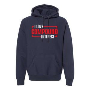 I Heart Love Compound Interest Premium Hoodie