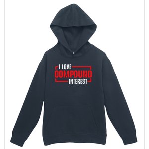 I Heart Love Compound Interest Urban Pullover Hoodie