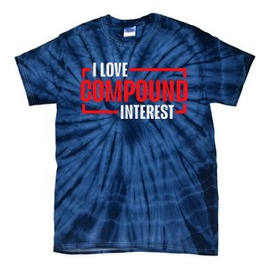 I Heart Love Compound Interest Tie-Dye T-Shirt