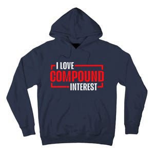 I Heart Love Compound Interest Tall Hoodie