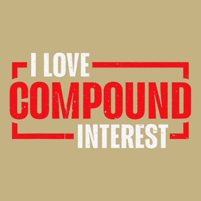 I Heart Love Compound Interest Cooling Performance Crew T-Shirt