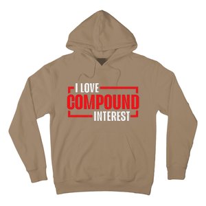 I Heart Love Compound Interest Hoodie