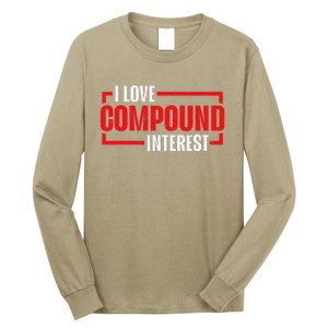 I Heart Love Compound Interest Long Sleeve Shirt