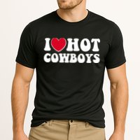 I Heart Love Hot Cowboys Performance Shirt