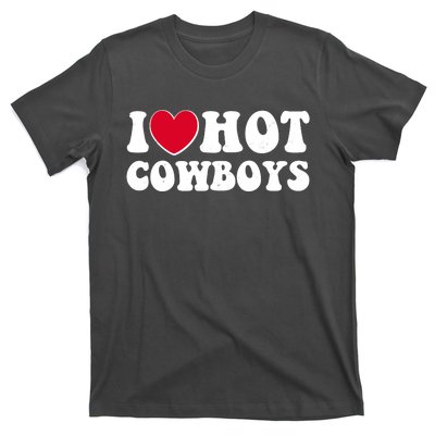 I Heart Love Hot Cowboys T-Shirt