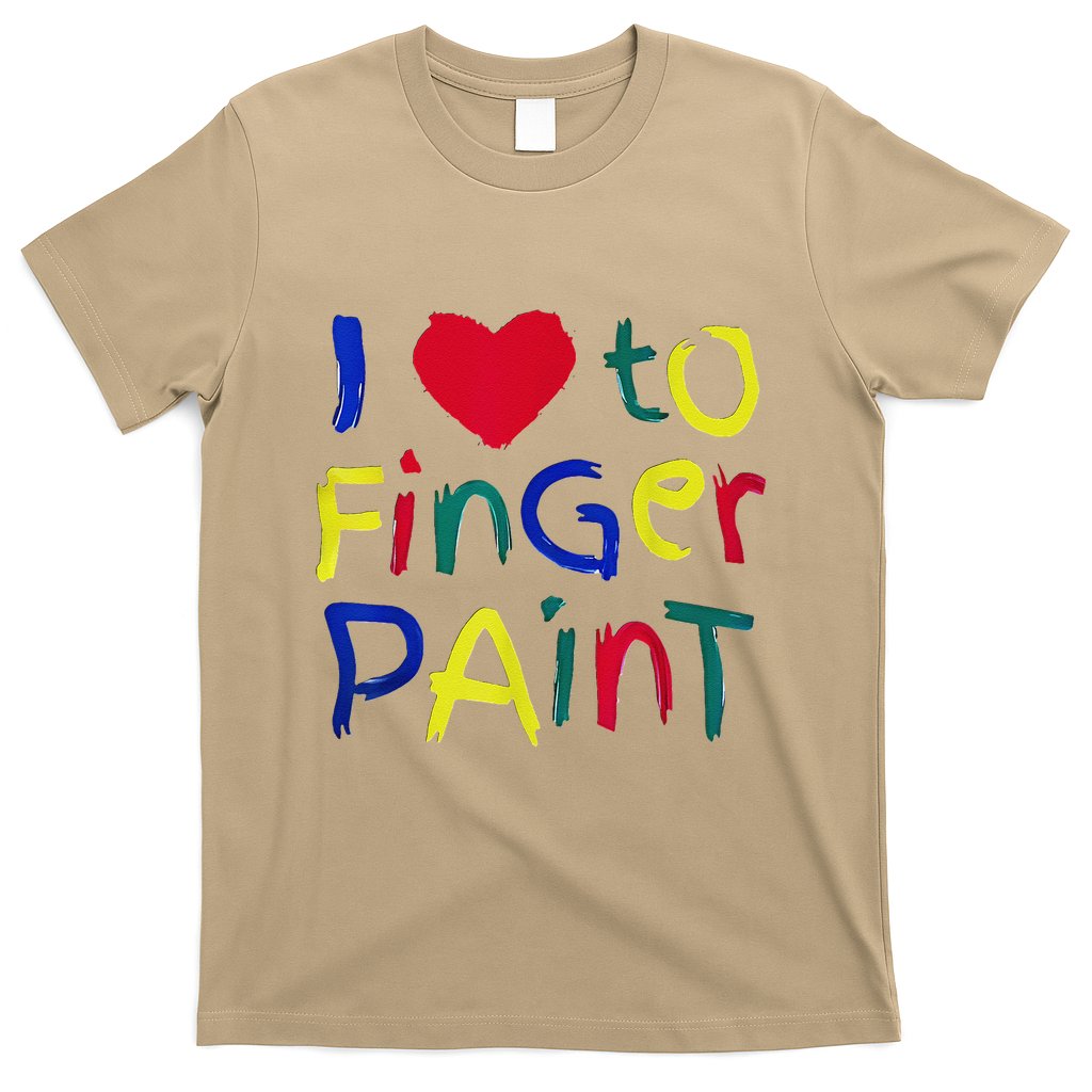 I Heart Love To Finger Paint IM Paint Cute T-Shirt