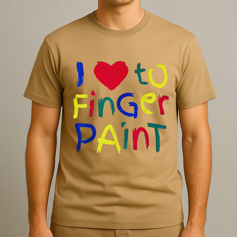 I Heart Love To Finger Paint IM Paint Cute T-Shirt