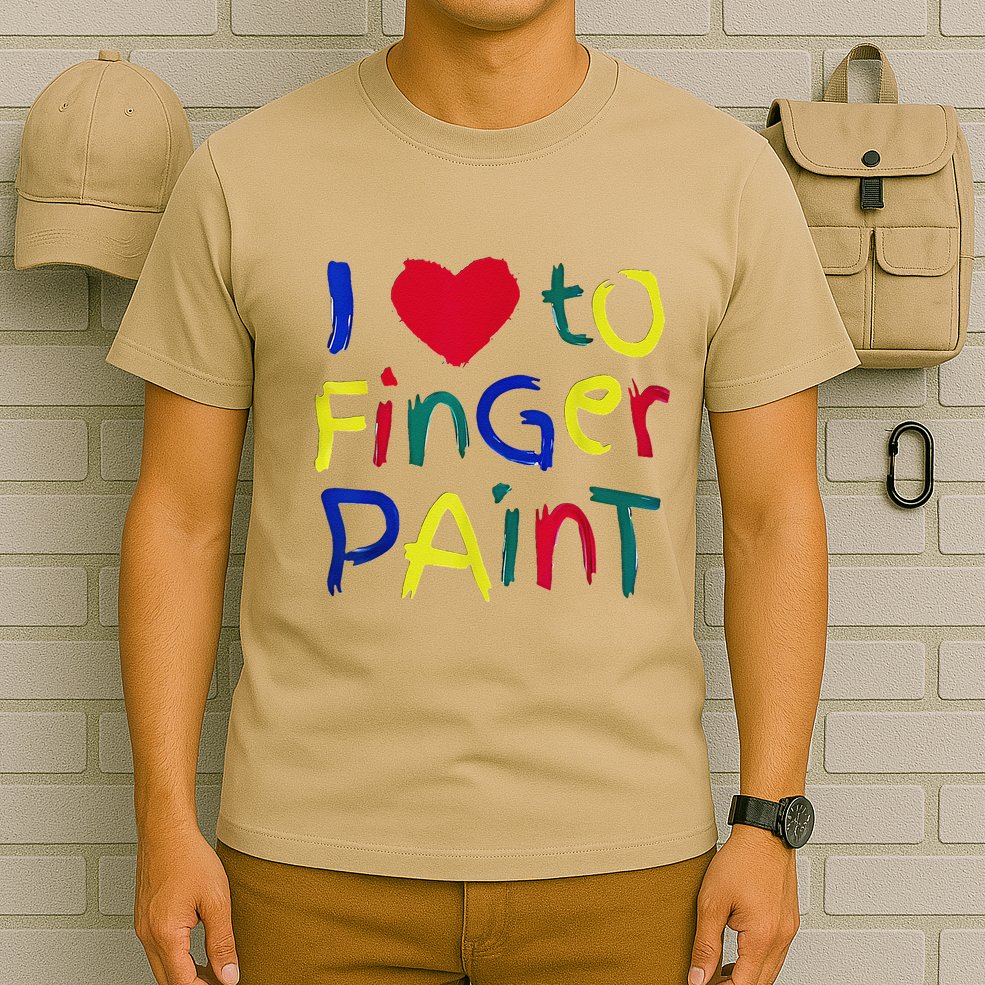 I Heart Love To Finger Paint IM Paint Cute T-Shirt