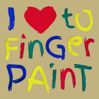 I Heart Love To Finger Paint IM Paint Cute T-Shirt