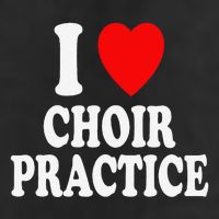 I Heart (Love) Choir Practice Singing Chorus Cool Comfort Performance Bucket Hat