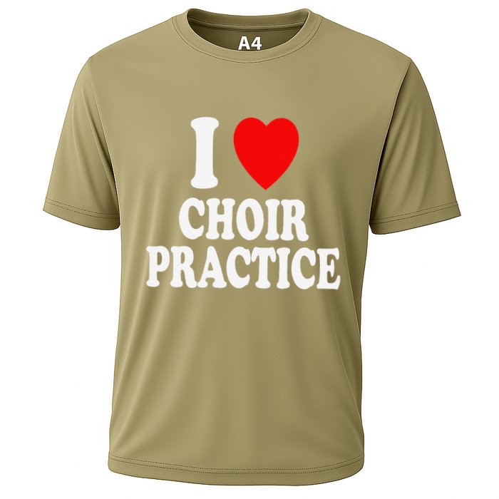 I Heart (Love) Choir Practice Singing Chorus Cooling Performance Crew T-Shirt