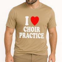 I Heart (Love) Choir Practice Singing Chorus Cooling Performance Crew T-Shirt