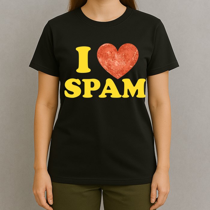 I Heart Love Spam Canned Cooked Pork Food Lover Spam T-Shirt