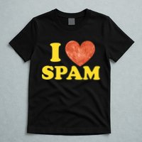 I Heart Love Spam Canned Cooked Pork Food Lover Spam T-Shirt