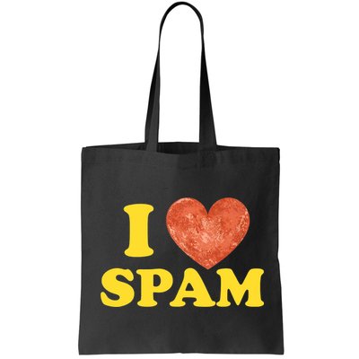 I Heart Love Spam Canned Cooked Pork Food Lover Spam Bag