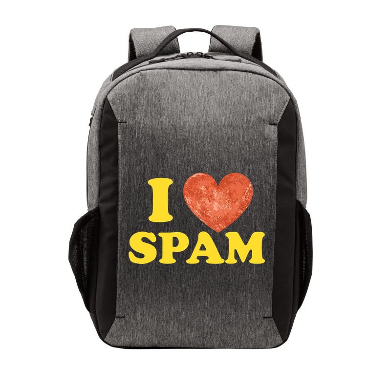 I Heart Love Spam Canned Cooked Pork Food Lover Spam Vector Backpack
