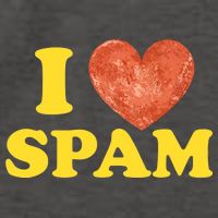 I Heart Love Spam Canned Cooked Pork Food Lover Spam Vector Backpack