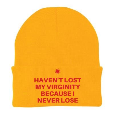 I Havent Lost My Virginity Because I Never Lose Sarcastic Knit Cap Winter Beanie