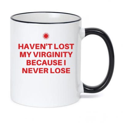 I Havent Lost My Virginity Because I Never Lose Sarcastic 11oz Black Color Changing Mug