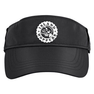 Island Hoppers Logo Adult Drive Performance Visor