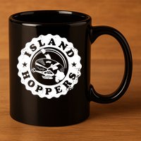 Island Hoppers Logo 11oz C Handle Ceramic Mug
