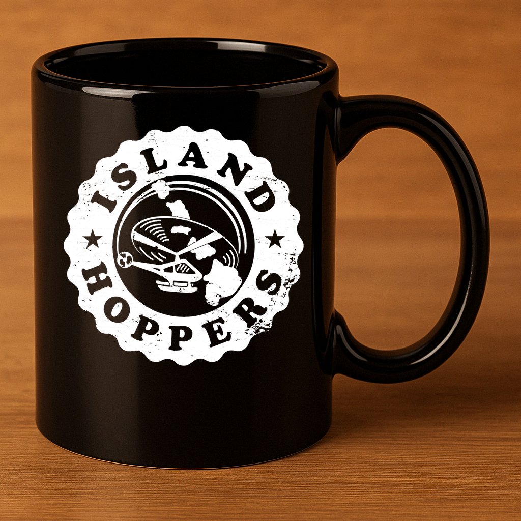 Island Hoppers Logo 11oz C Handle Ceramic Mug